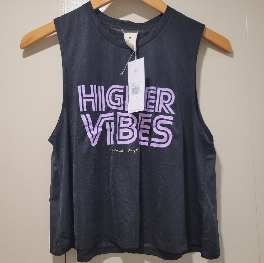 NWT Spiritual Gangster Vibrations Active Crop Tank